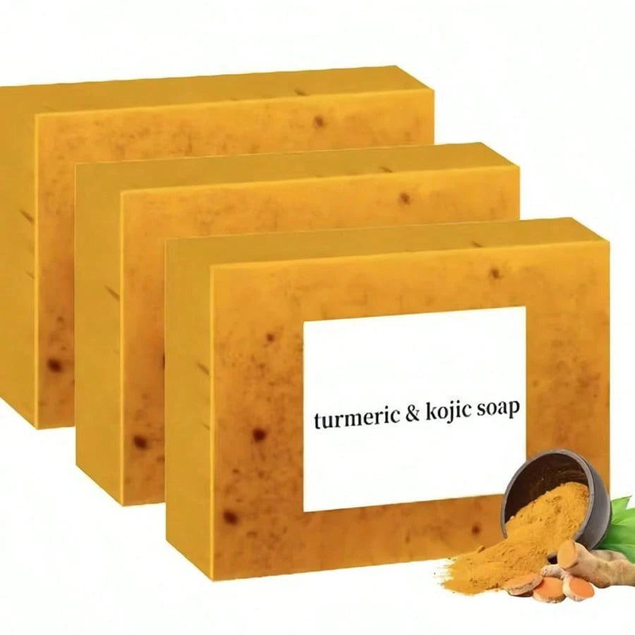 Kojic Turmeric Face Soap, Kojic Soap, Face Cleansing Soap, Turmeric Face And Body Soap, Kojic Face And Body