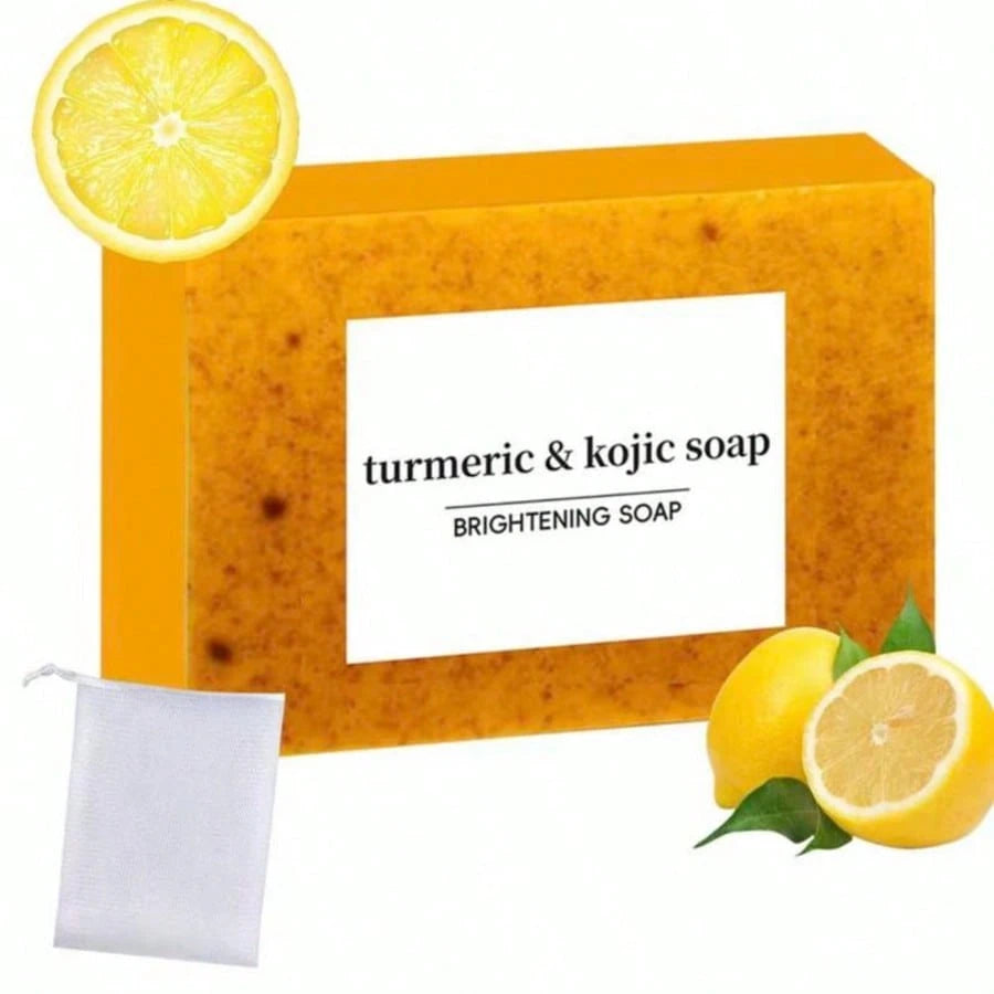 Kojic Turmeric Face Soap, Kojic Soap, Face Cleansing Soap, Turmeric Face And Body Soap, Kojic Face And Body