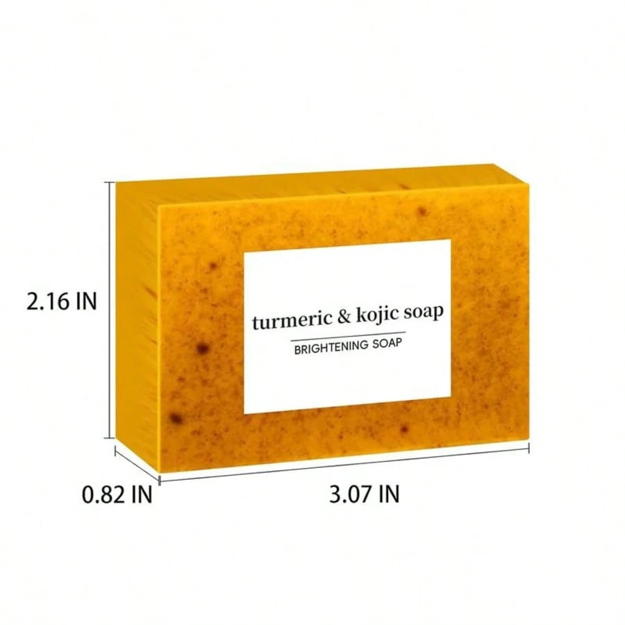 Kojic Turmeric Face Soap, Kojic Soap, Face Cleansing Soap, Turmeric Face And Body Soap, Kojic Face And Body