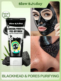SlowSunday Charcoal Purifying Peel-Off Mask, Face Mask, Black Head Remover, Deep Cleansing, Korean Skincare, K Beauty
