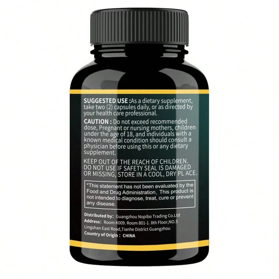 Sea Moss Capsules - Seaweed 7000 Mg + Black Seed Oil 4000 Mg + Cress 2000 Mg + Turmeric 2000 Mg + Burdock 2000 Mg + Ginger Vitamin C Vitamin D3