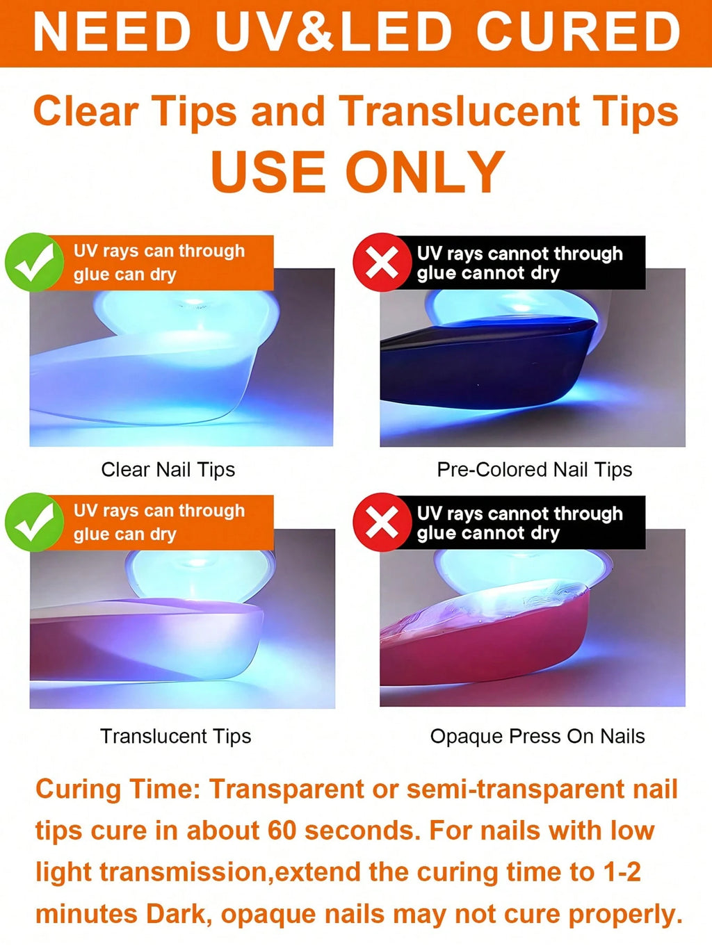 TWOING 2 Bottles Solid Nail Glue Gel Set, Extra Large Capacity Strong Adhesive For Press-On Nails, False Nail Tips & Rhinestones,