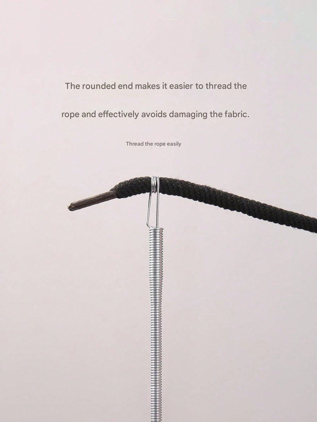 Bendable Guide Tip Drawstring Tool Multifunctional Spring Loaded Inserter For Clothing Elastic Bands