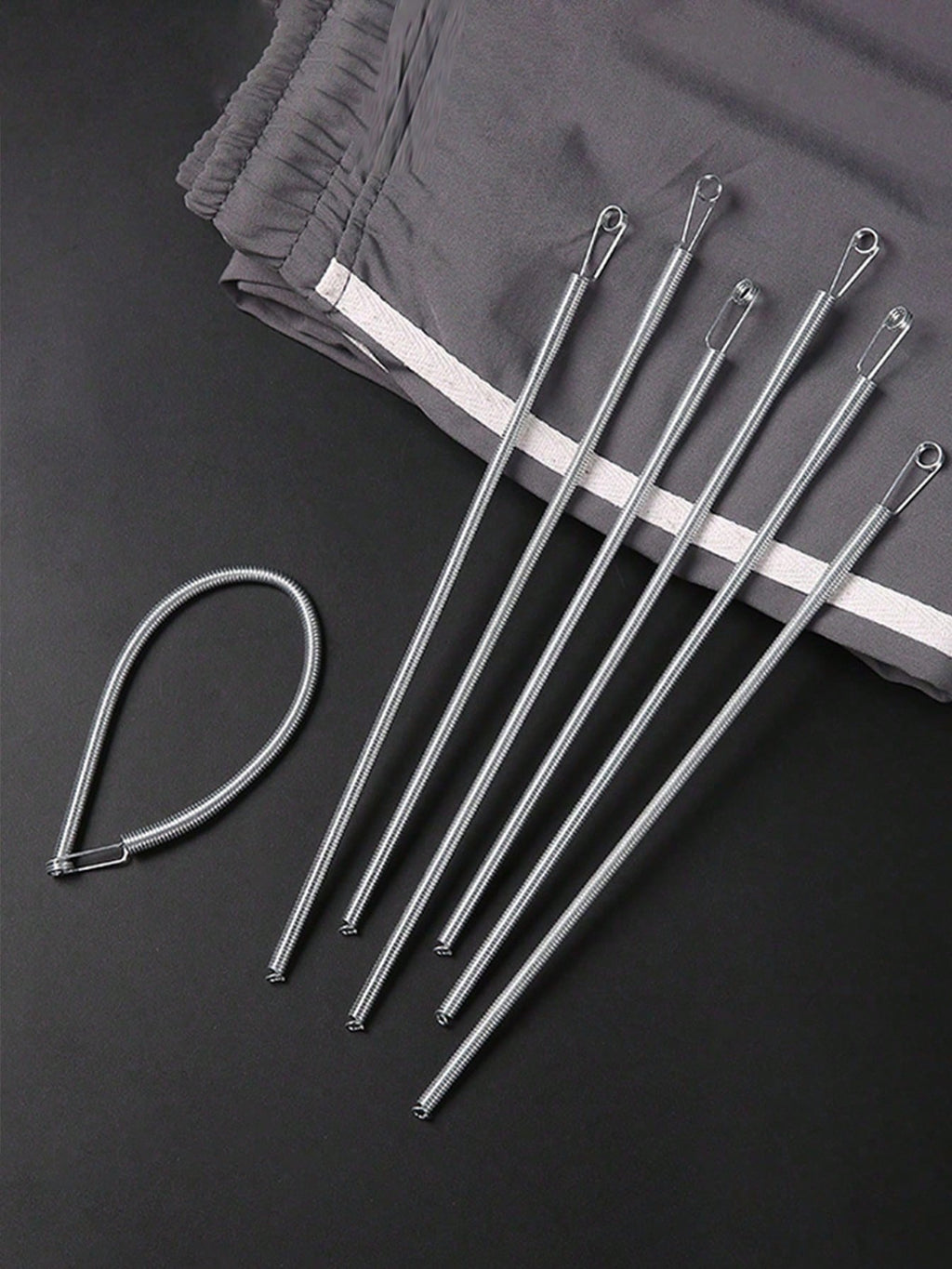 Bendable Guide Tip Drawstring Tool Multifunctional Spring Loaded Inserter For Clothing Elastic Bands