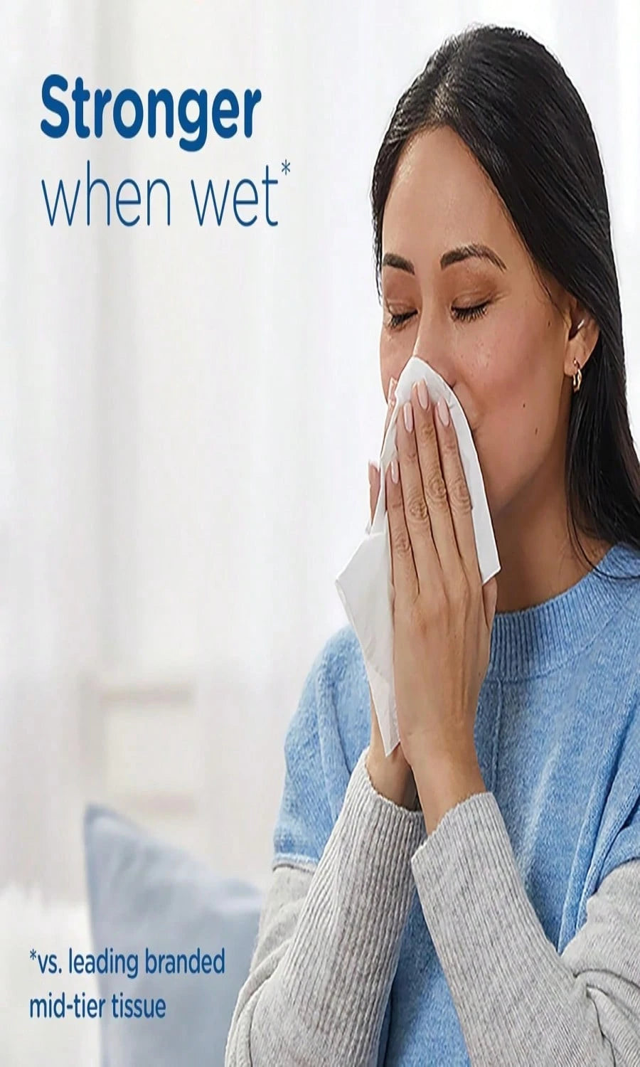 Puffs Ultra Soft Facial Tissues, 4 Mega Cube Box, 72 Facial Tissues Per Box Free Shipping