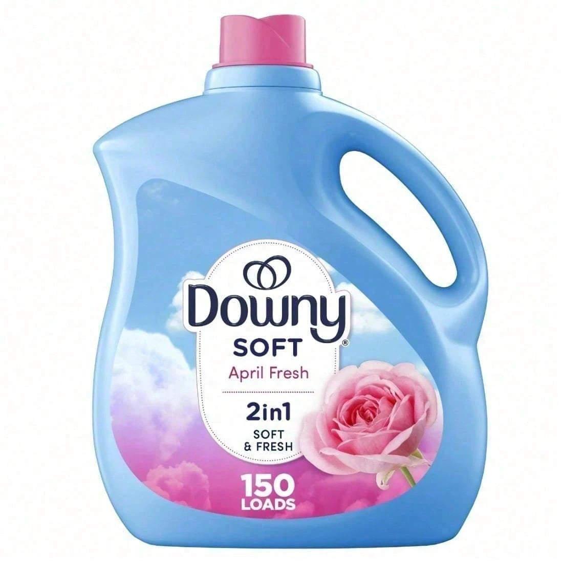 Downy Liquid Fabric Softener, April Fresh Scent, Long-Lasting Freshness With Softness Boost – Reduces Wrinkles, Static,