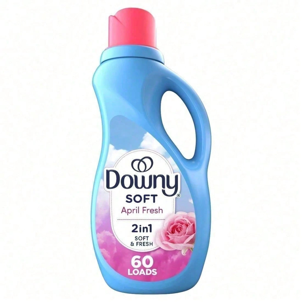 Downy Liquid Fabric Softener, April Fresh Scent, Long-Lasting Freshness With Softness Boost – Reduces Wrinkles, Static,