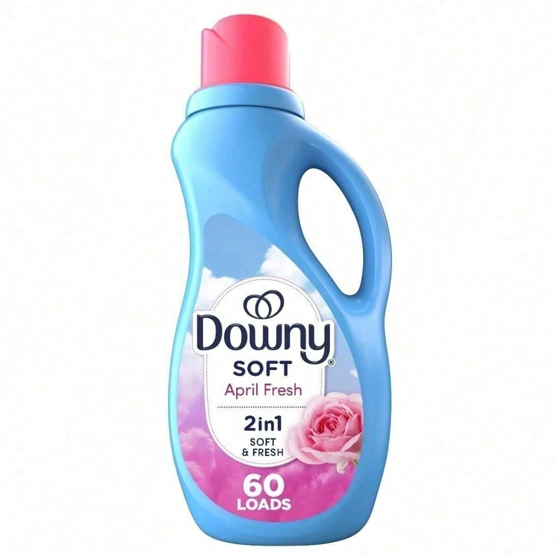 Downy Liquid Fabric Softener, April Fresh Scent, Long-Lasting Freshness With Softness Boost – Reduces Wrinkles, Static,