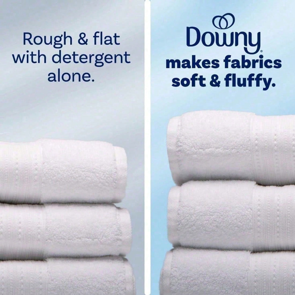 Downy Liquid Fabric Softener, April Fresh Scent, Long-Lasting Freshness With Softness Boost – Reduces Wrinkles, Static,
