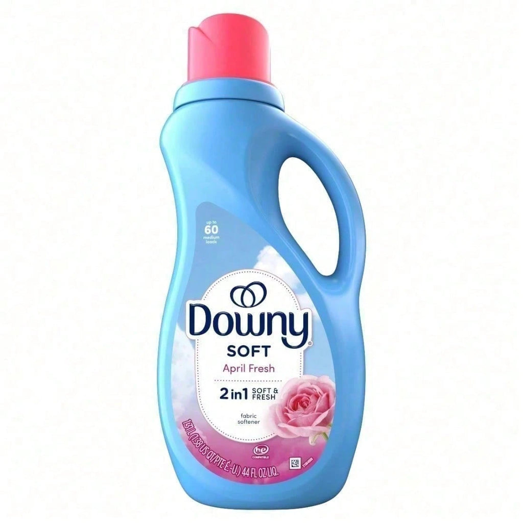 Downy Liquid Fabric Softener, April Fresh Scent, Long-Lasting Freshness With Softness Boost – Reduces Wrinkles, Static,