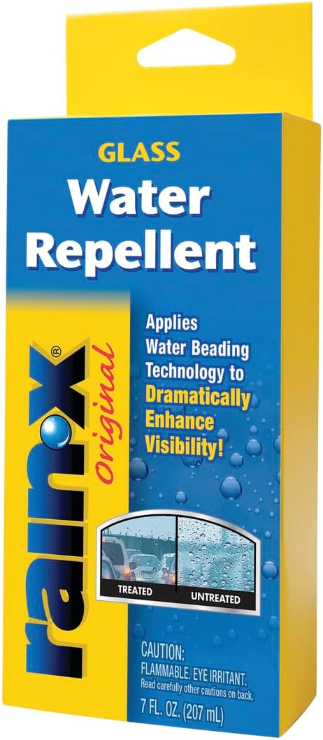 Exterior Glass Treatment To Dramatically Improve Wet Weather Driving Visibility During All Weather Conditions