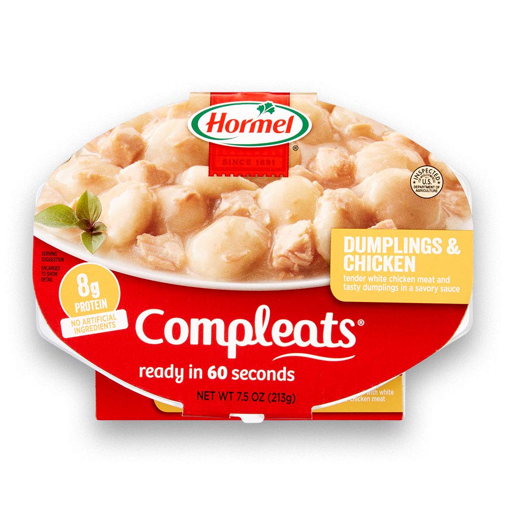 HORMEL COMPLEATS Dumplings & Chicken, 7.5 Ounce (Pack of 7)