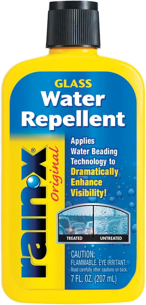 Exterior Glass Treatment To Dramatically Improve Wet Weather Driving Visibility During All Weather Conditions