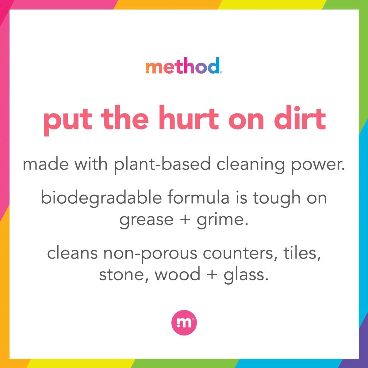 Method All-Purpose Cleaner Spray, French Lavender, Perfect for Most Counters, Tiles and More, 28 Fl Oz,