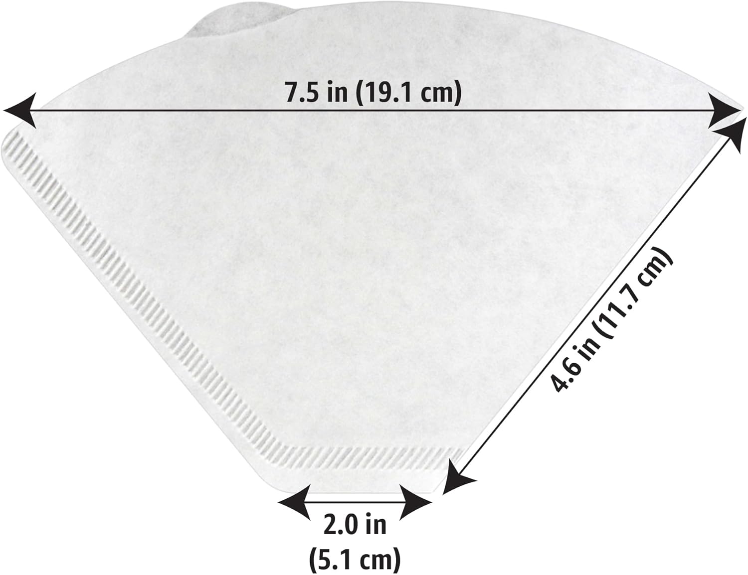 Number 4 Cone Coffee Filters for 8-12 Cup Coffee Makers, White, 100 Count