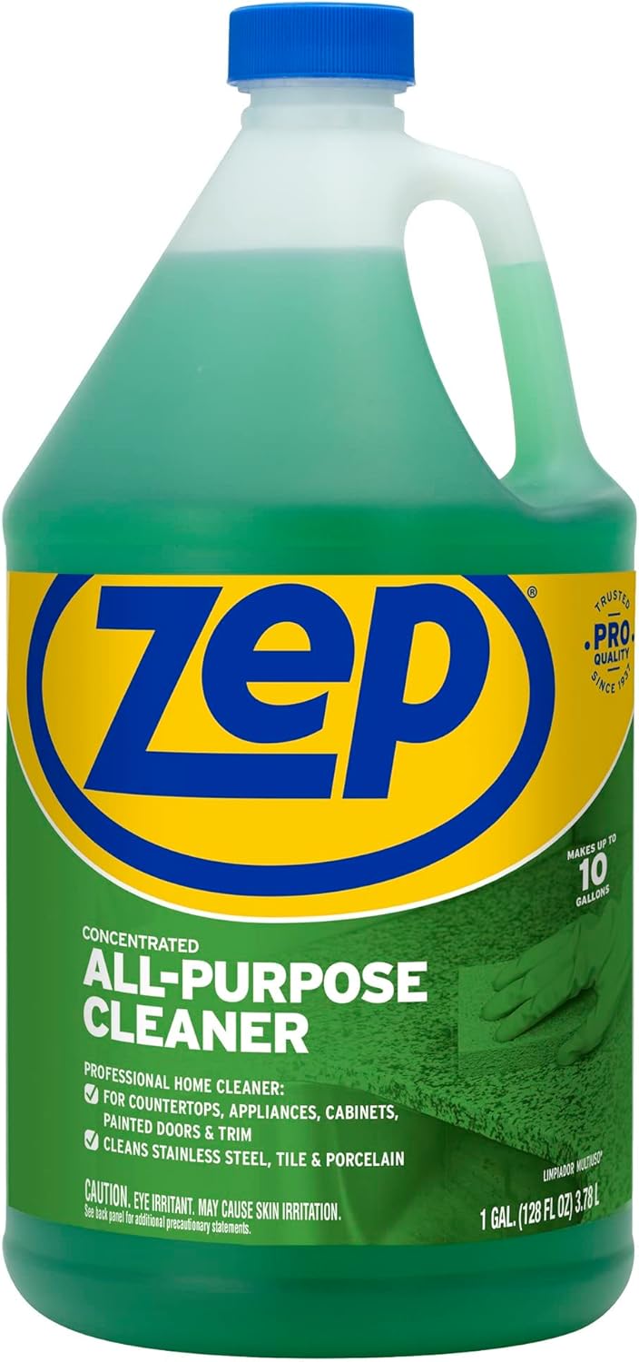 Zep All-Purpose Cleaner and Degreaser - 1 Gallon (1 Unit) ZU0567128 - Heavy Duty Industrial Cleaner for Business and Household Used in Kitchen, Countertops,...