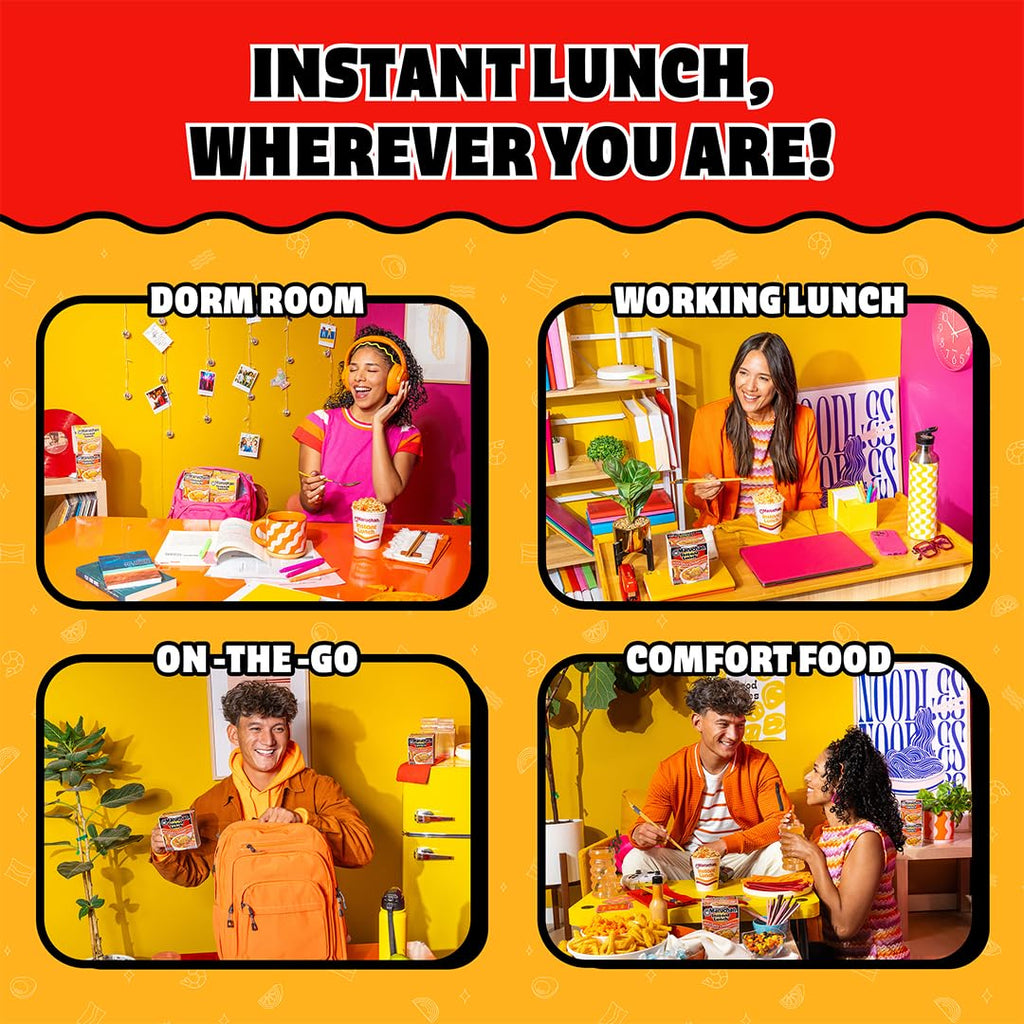 Maruchan Instant Lunch Hot & Spicy Chicken Flavor, 2.25 Oz, Pack of 12