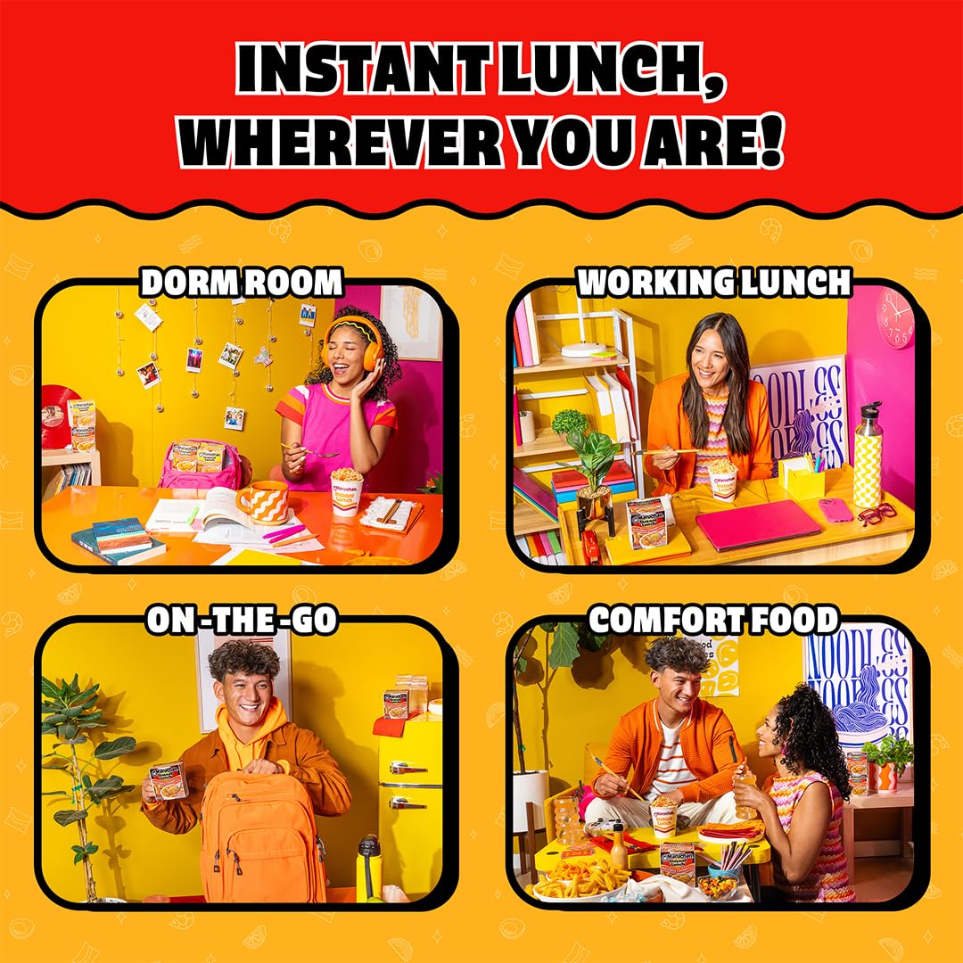 Maruchan Instant Lunch Hot & Spicy Chicken Flavor, 2.25 Oz, Pack of 12