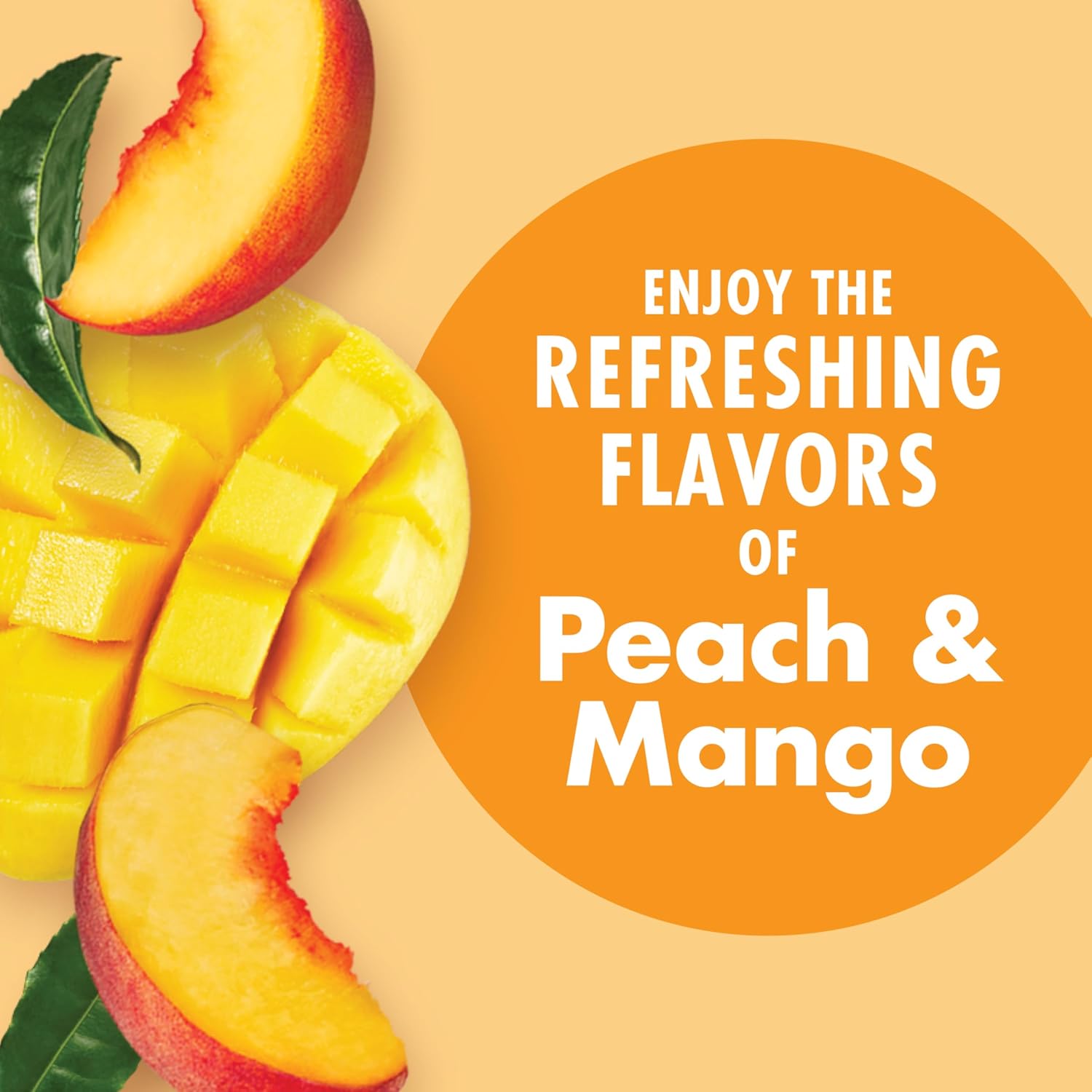 V8 Energy Peach Mango Energy Drink, 8 fl oz Can (12 Pack)