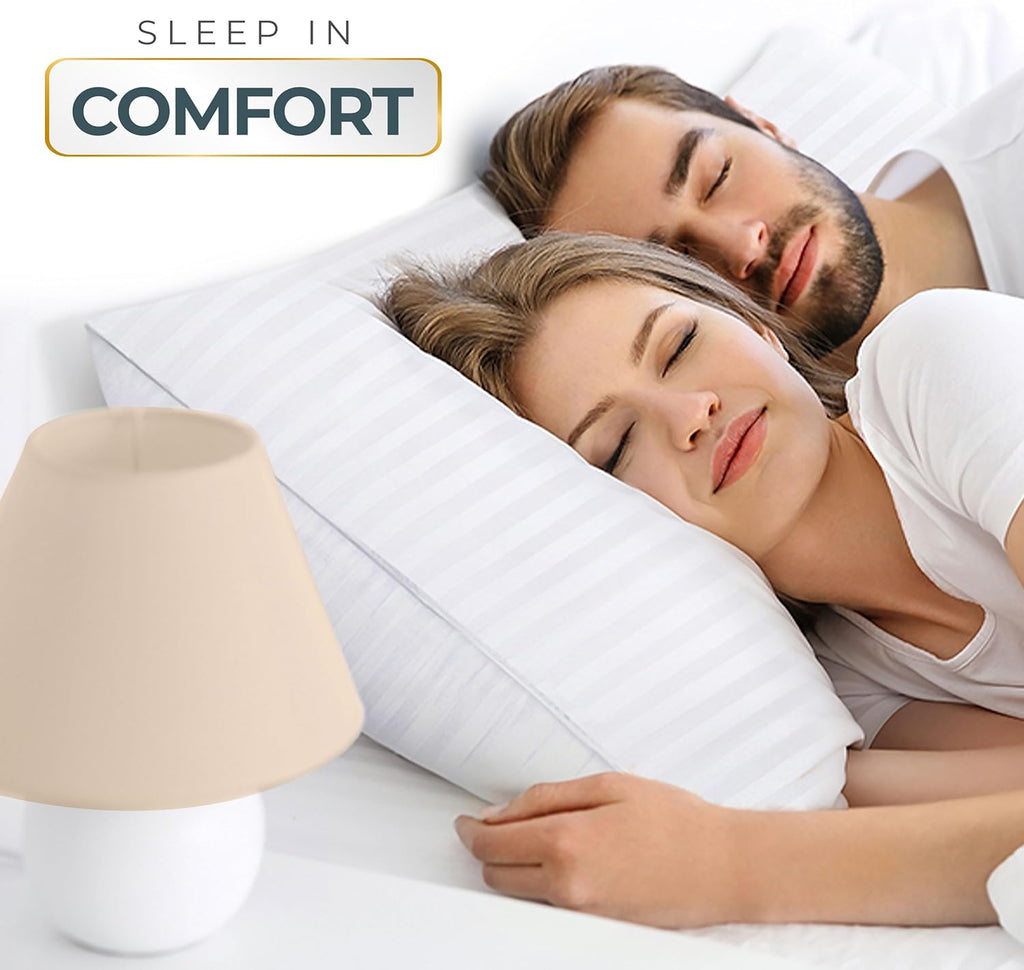 Utopia Bedding Bed Pillows for Sleeping Queen Size (White), Set of 2, Down Alternative Pillow for Sleeping, Cooling Hotel Quality Pillow Set for Back,