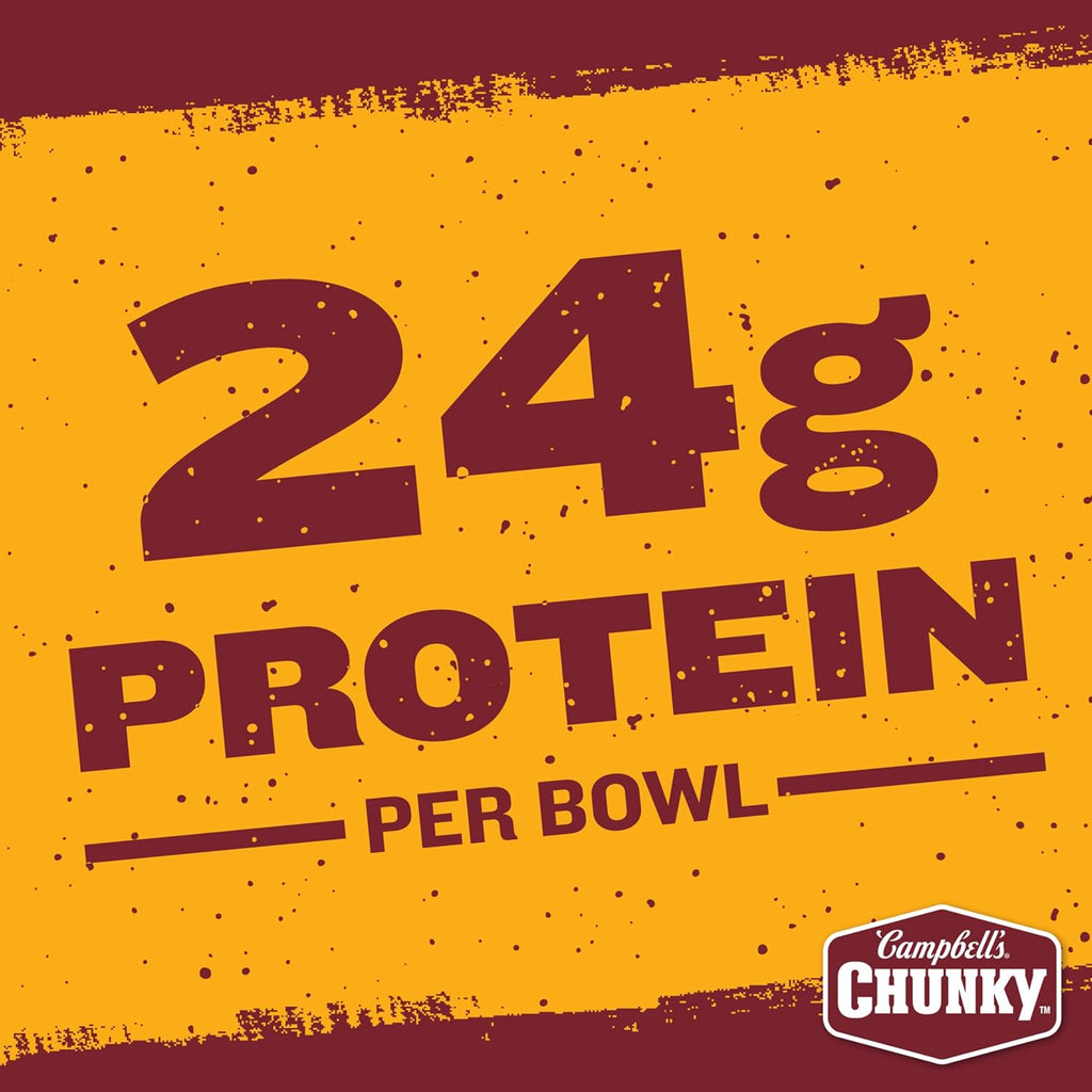 Campbell's Chunky Chili with Beans, 15.25 oz. Microwavable Bowl shipping free