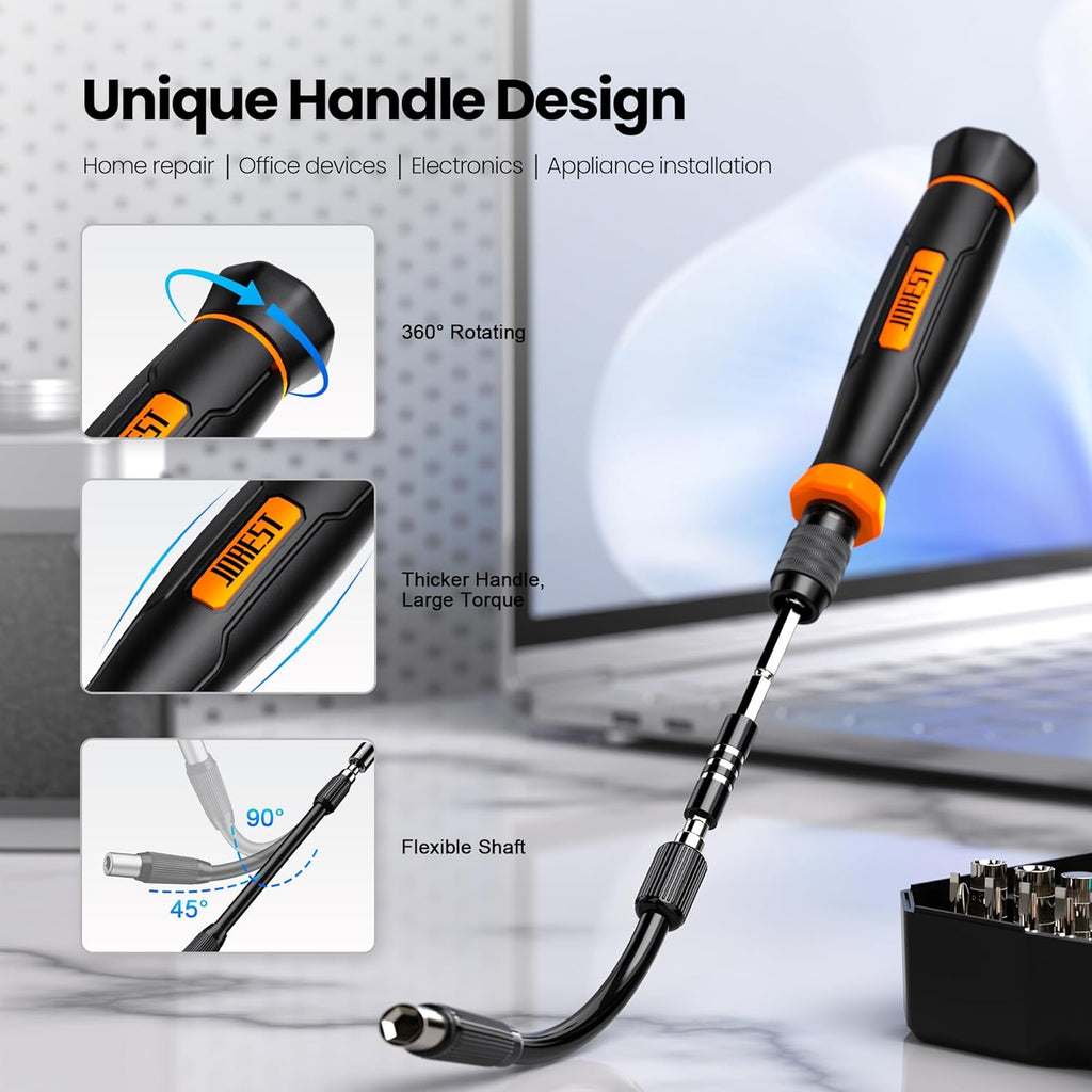 JOREST 152 in 1 Precision Screwdriver Set – Magnetic Repair Tool Kit for Electronics, MacBook, Laptop, iPhone, PS5, Xbox, RC & Glasses Repair