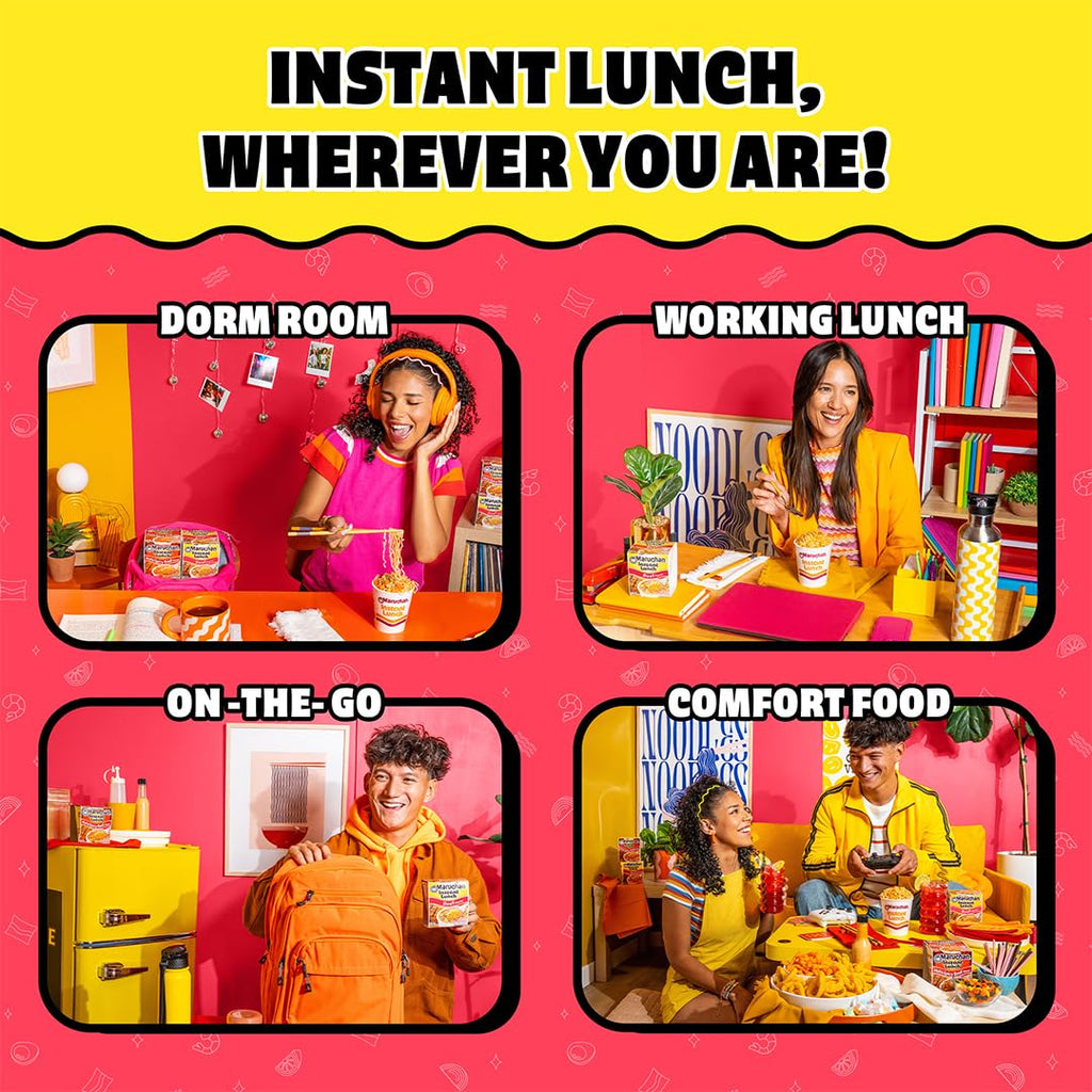 Maruchan Instant Lunch Beef, 2.25 Oz, Pack of 12