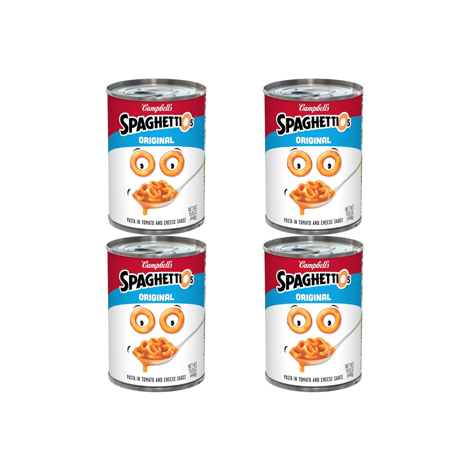 SpaghettiOs Original Canned Pasta, 15.8 oz Can (Pack of 4)