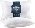 Utopia Bedding Bed Pillows for Sleeping Queen Size (White), Set of 2, Down Alternative Pillow for Sleeping, Cooling Hotel Quality Pillow Set for Back,