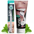 Tung Tongue Cleaning Kit, Tung Brush and Gel, Bad Breath Odor Eliminator, Halitosis Defense, USA Made