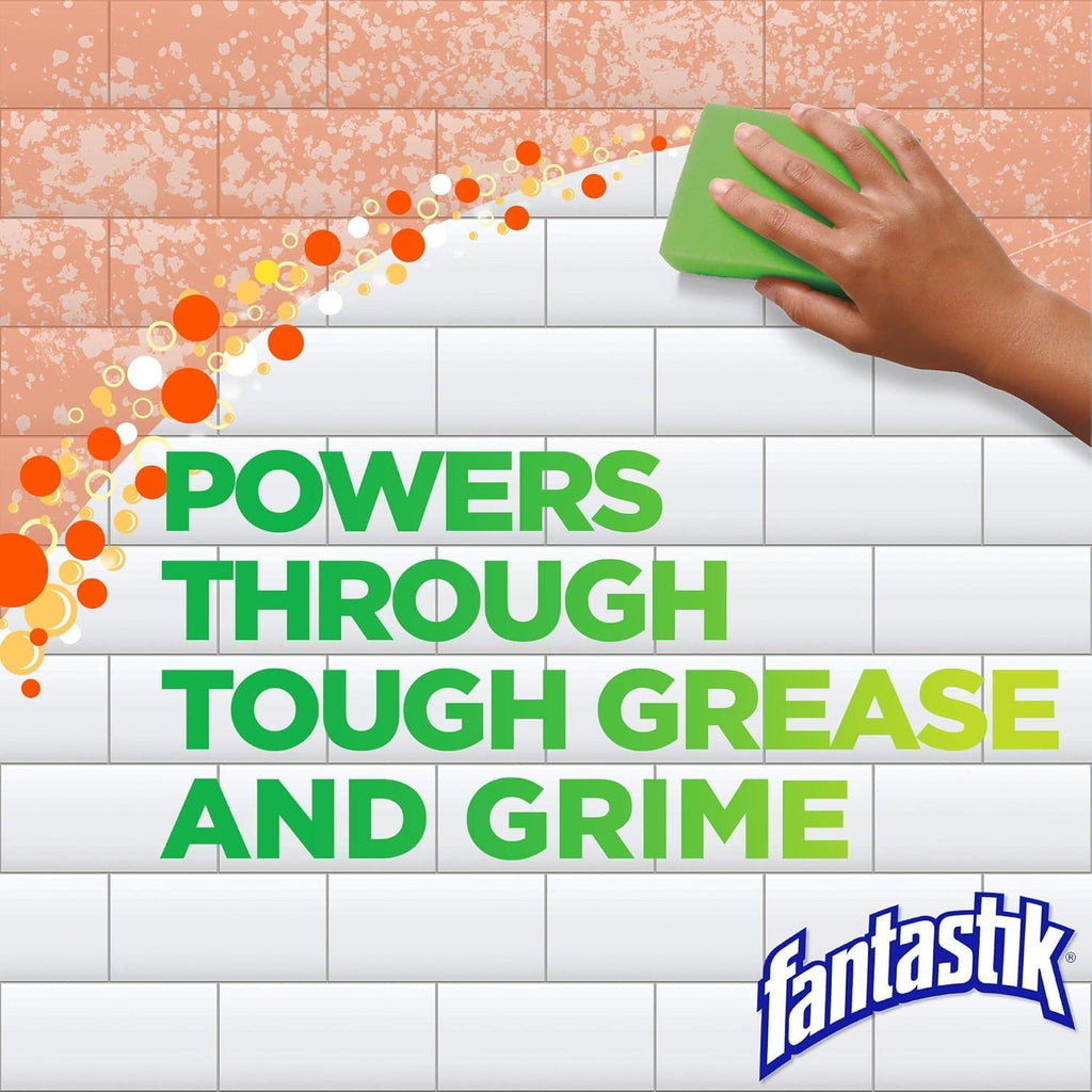Click to see full view Fantastik All Purpose Cleaner, Multipurpose Surface Cleaner & Kitchen Grease Removal, Packaging Designed to Prevent Leakage and Breakage, Fresh Scent, 32 Fl Oz