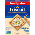 Triscuit Original Whole Grain Wheat Crackers, Vegan Crackers