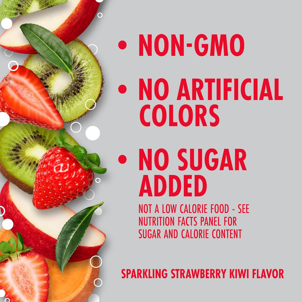 V8 +Energy Sparkling Strawberry Kiwi Juice Energy Drink, 11.5 fl oz Can (4 Pack)