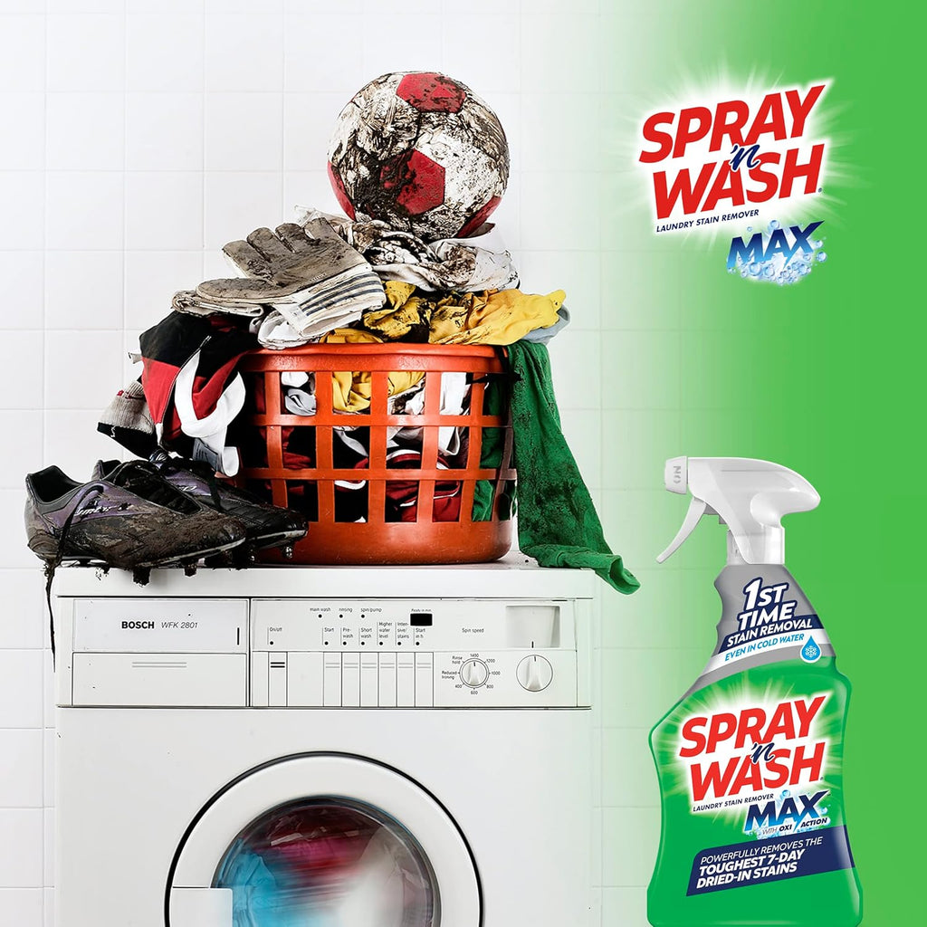 Spray 'N Wash Max Laundry Strain Remover 16 oz, Packaging May Vary