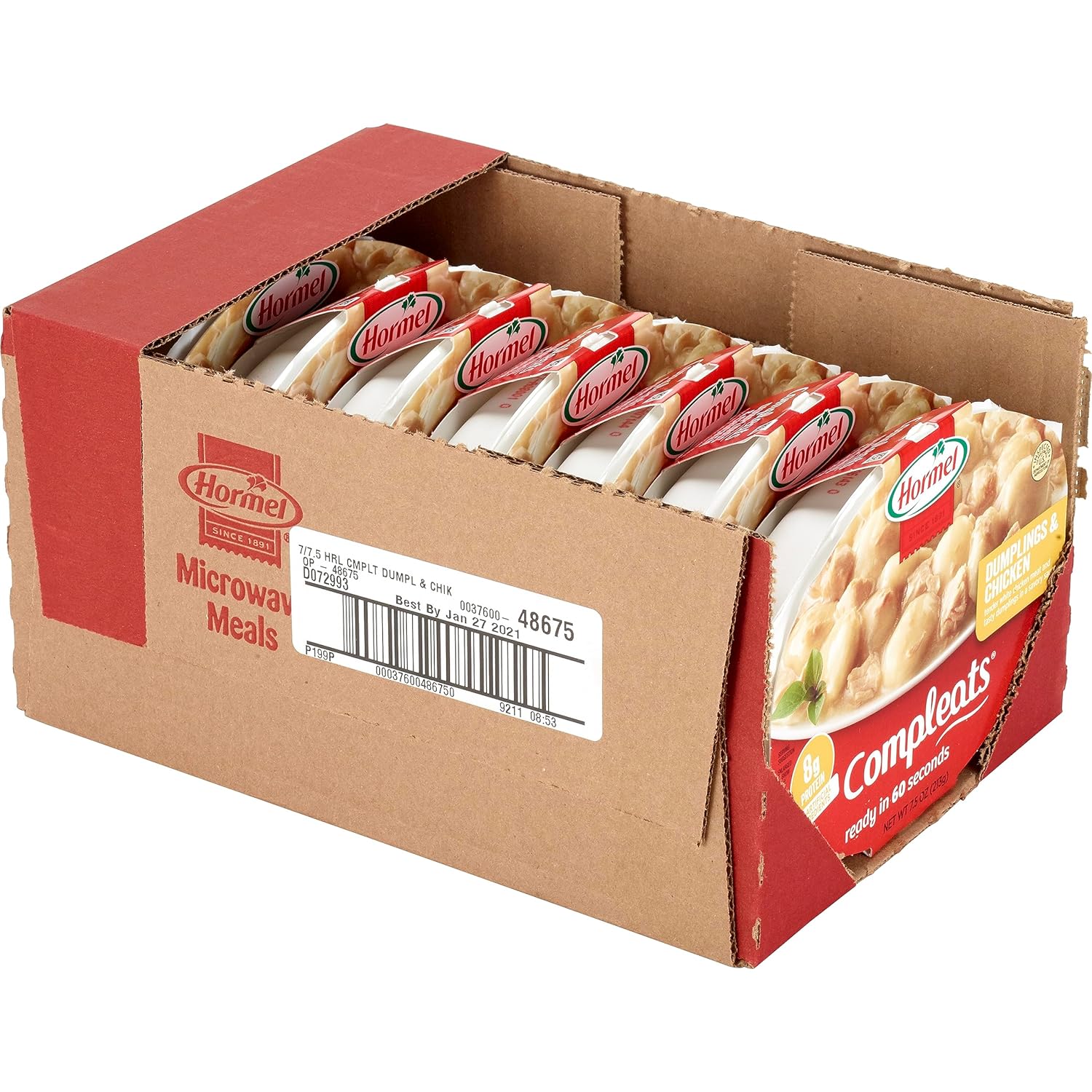 HORMEL COMPLEATS Dumplings & Chicken, 7.5 Ounce (Pack of 7)