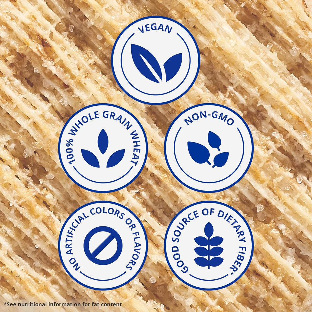 Triscuit Original Whole Grain Wheat Crackers, Vegan Crackers