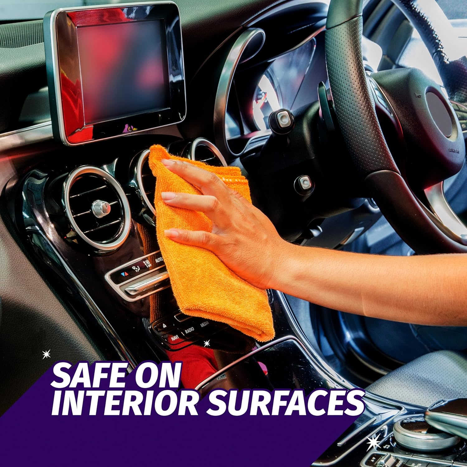 Windex Automotive Car Window and Glass Cleaner, Streak-Free Shine for Car Glass Exteriors,